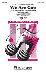 We Are One Two-Part choral sheet music cover